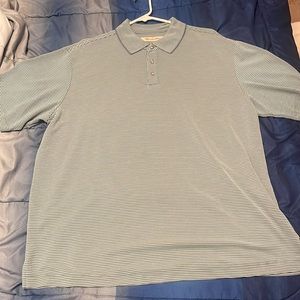 Green and Gray Tommy Bahama XL Golf Polo